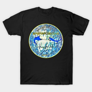 The spearfishing in the sea T-Shirt